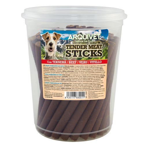 Tender Meat Sticks Beef Soft Sticks pour chiens