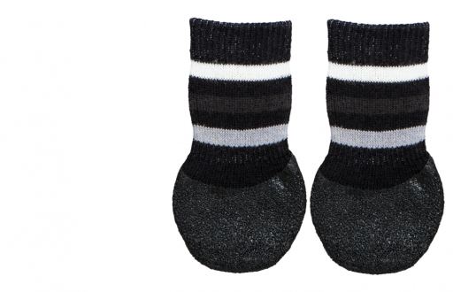 Black Slip-Resistant Dog Socks