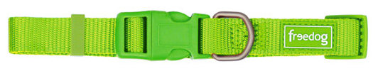 Miscota Freedog Collana in nylon di base verde lime