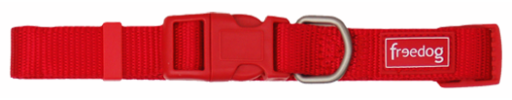 Collar Basic de Nylon Rojo Rojo