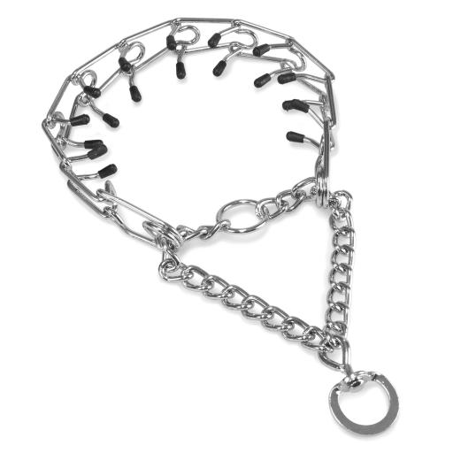 Metal Spiked Choke Collar with Protection