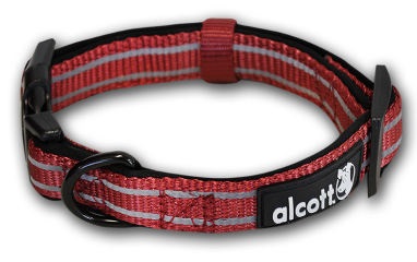 Miscota Alcott Essentials Adventure Collare riflettente rosso