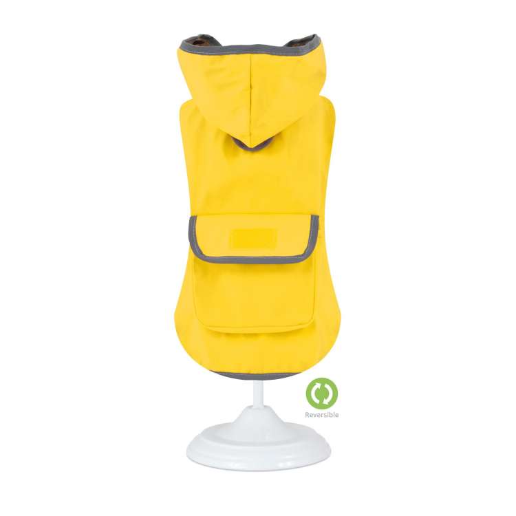 Miscota Nayeco Impermeable Reversible Rayo y Amarillo para Perro