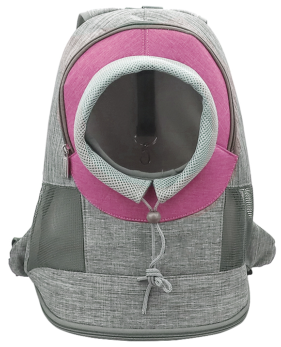 Miscota Freedog Mochila Misti Gris y Rosa