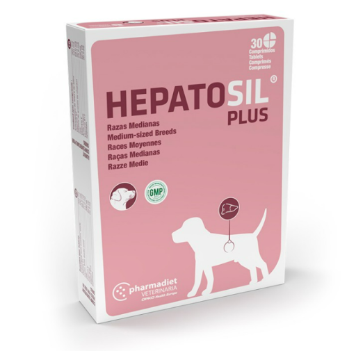 Hepatosil Plus Supplement for Liver Function in Medium Breed Dogs