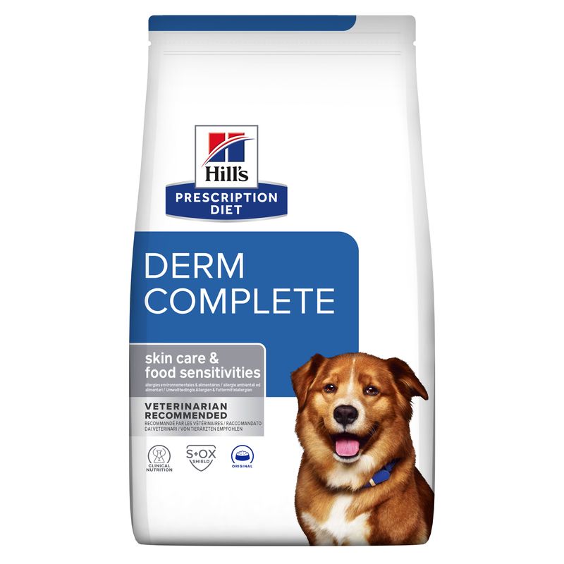 Miscota Hill's Pienso Prescription Diet Derm Complete Food Sensitives para la Protección de la Piel en Perros