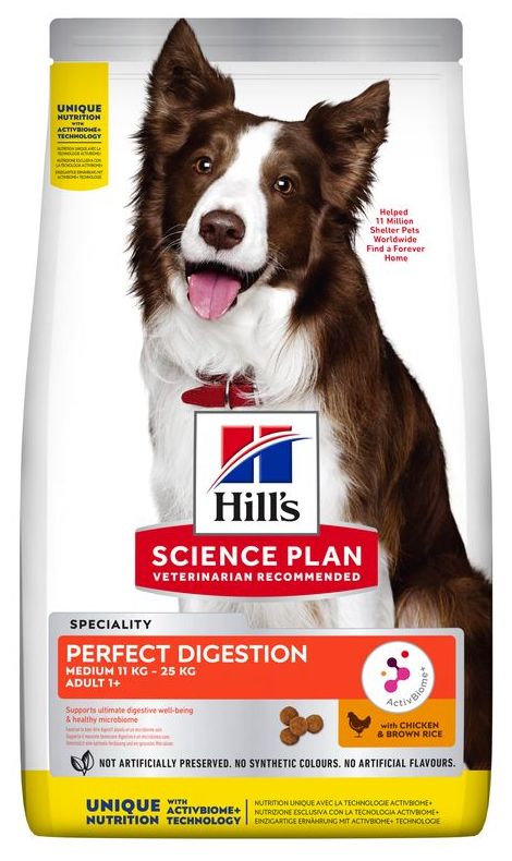 Miscota Hill's Science Plan Perfect Digestion Medium Adult con Pollo e Riso