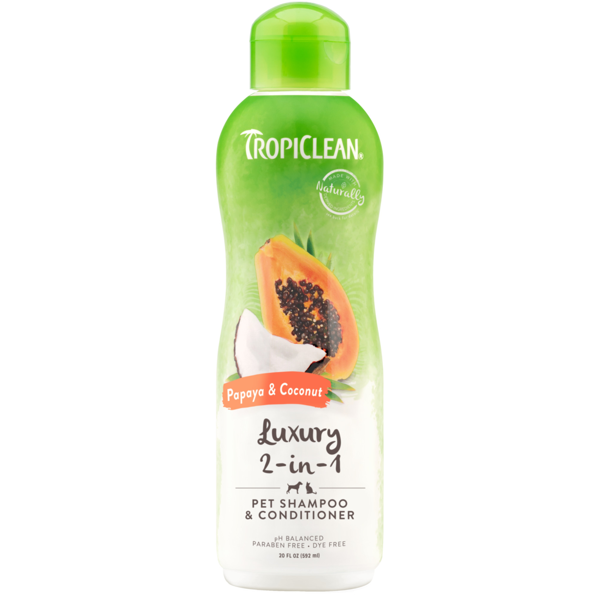 Miscota TropiClean Shampoo e Balsamo Papaya e cocco