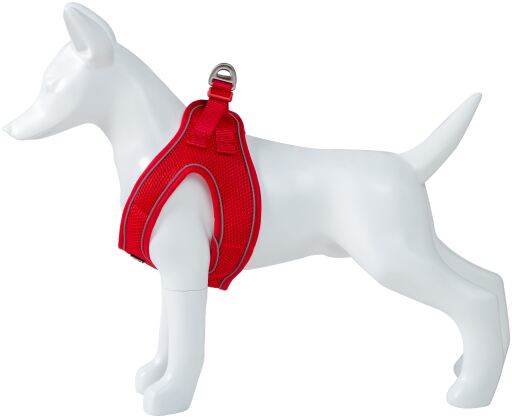 FREEDOG HARNAIS CHIEN SOFT ROUGE XS 20-35CM