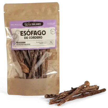 Miscota Wild Balance Snack Naturale Esofago di Agnello Disidratato