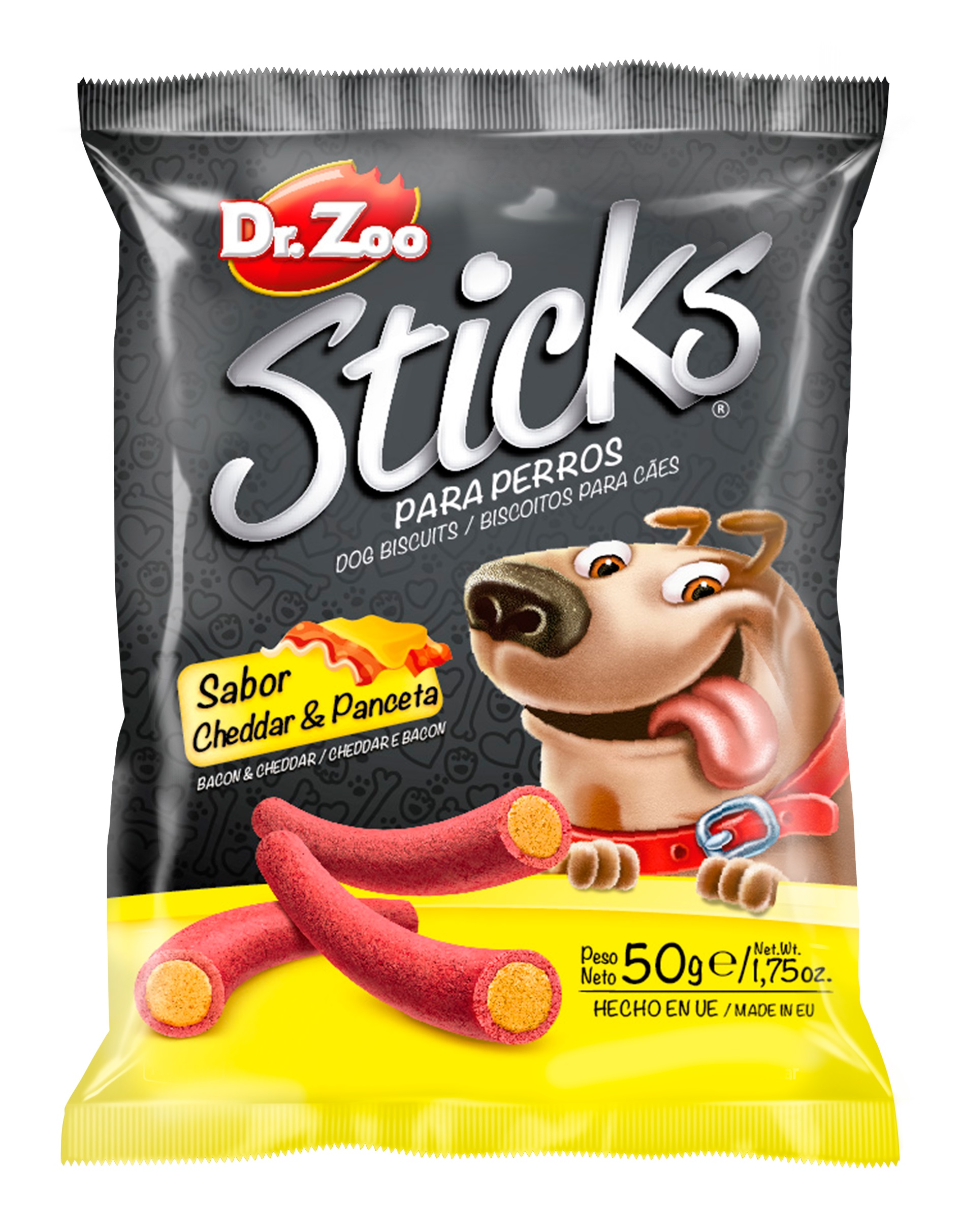 Miscota Dr. Zoo Bastoncini di Cheddar e Bacon per Cani