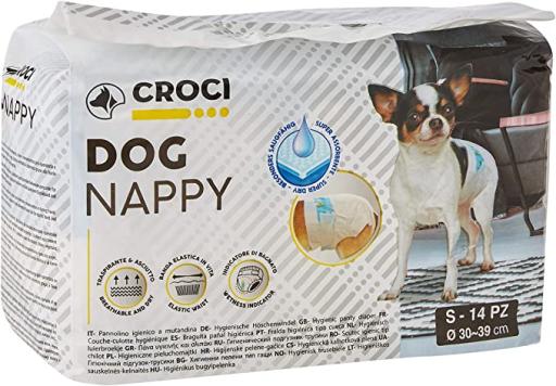 5 Größen erhältlich von XS bis XL geeignet für alle Hunde Doglemi Waschbare Windeln für Damen Hunde hygienische Unterhosen für Hunde in Wärme 3 Stück 