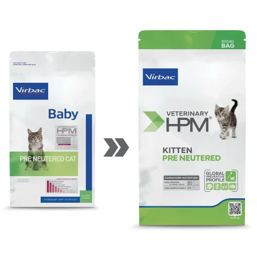 HPM Virbac Veterinary Kitten Pre Neutered Dry Food for Kittens HPM Virbac Veterinary Kitten Pre Neutered Dry Food for Kittens
