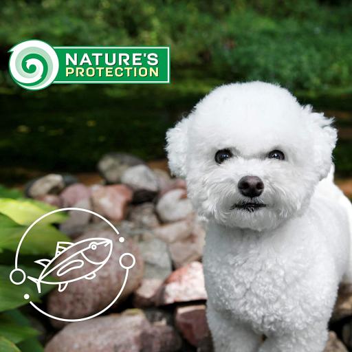 Nature's Protection Getreidefreies Fischmehl für kleine erwachsene Hunde