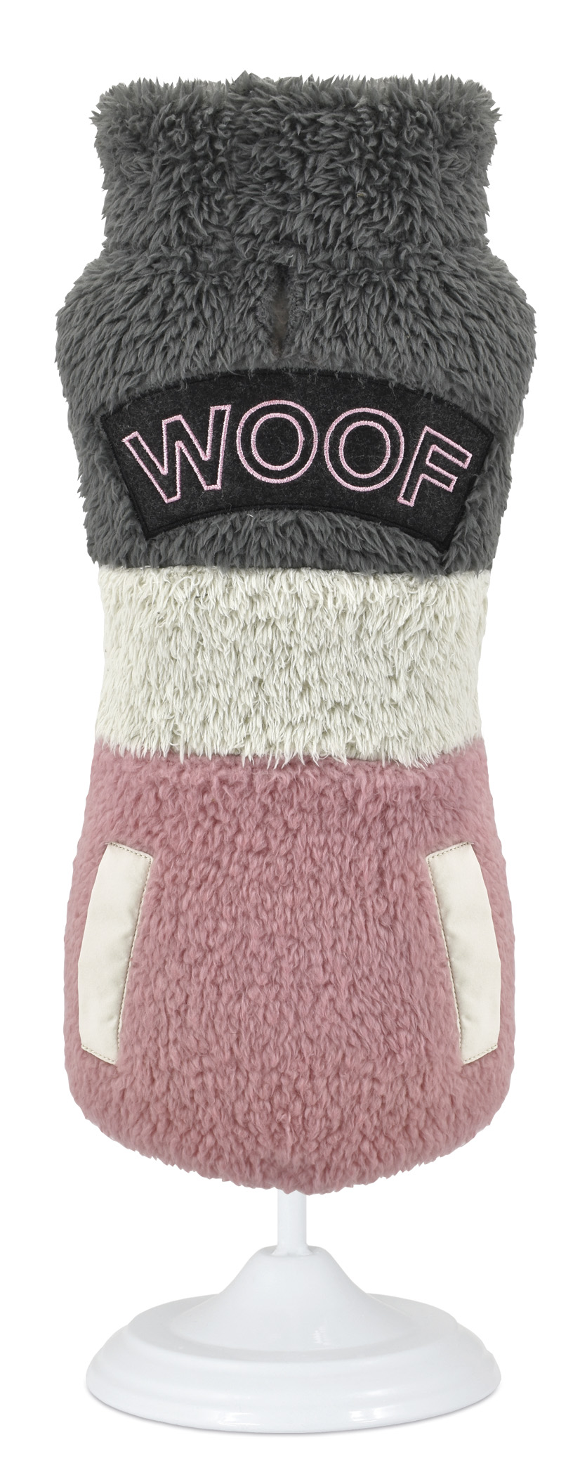 Miscota Nayeco Felpa con cappuccio Woof Pink