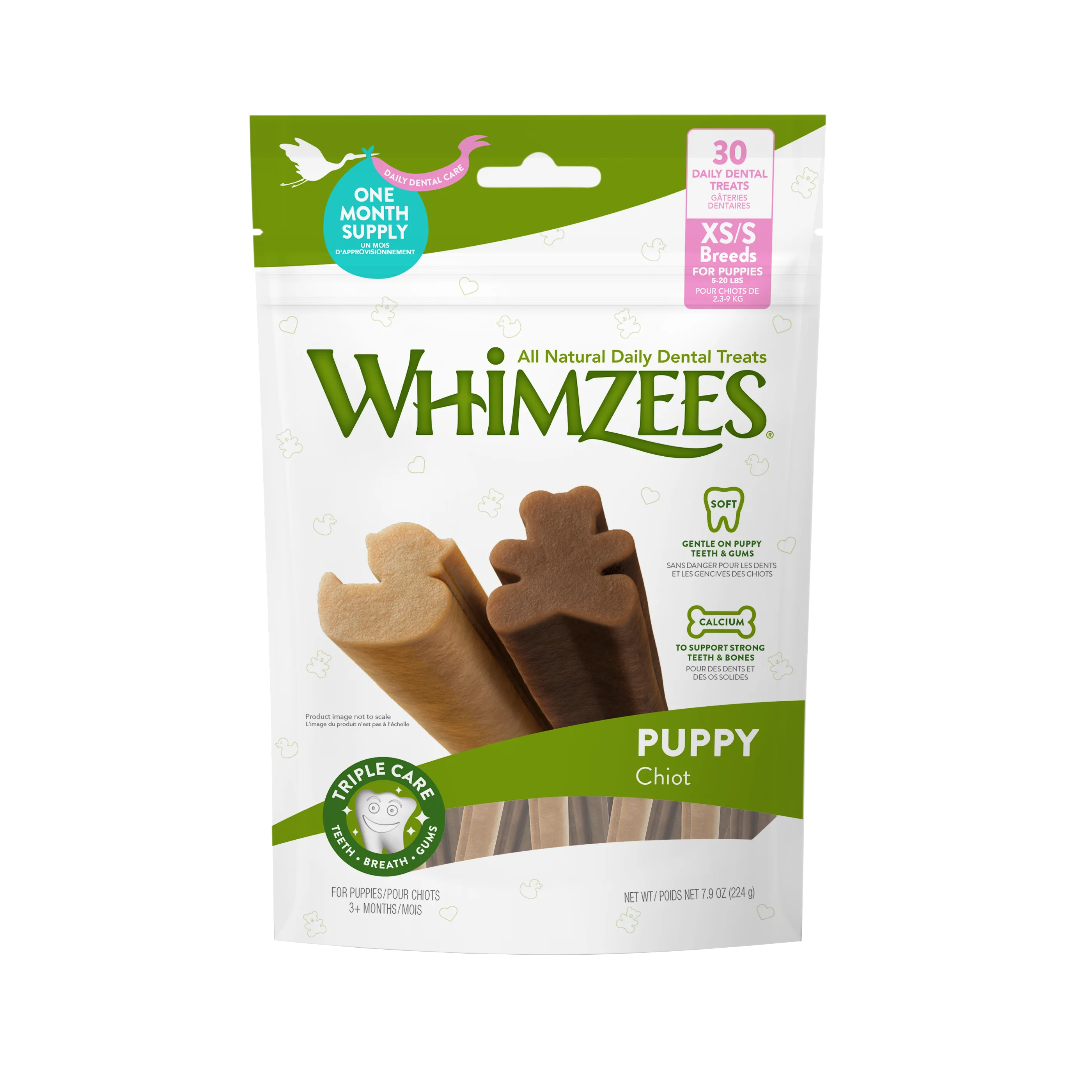 Miscota Whimzees Puppy Dental Treat 14 Sticks XS-S