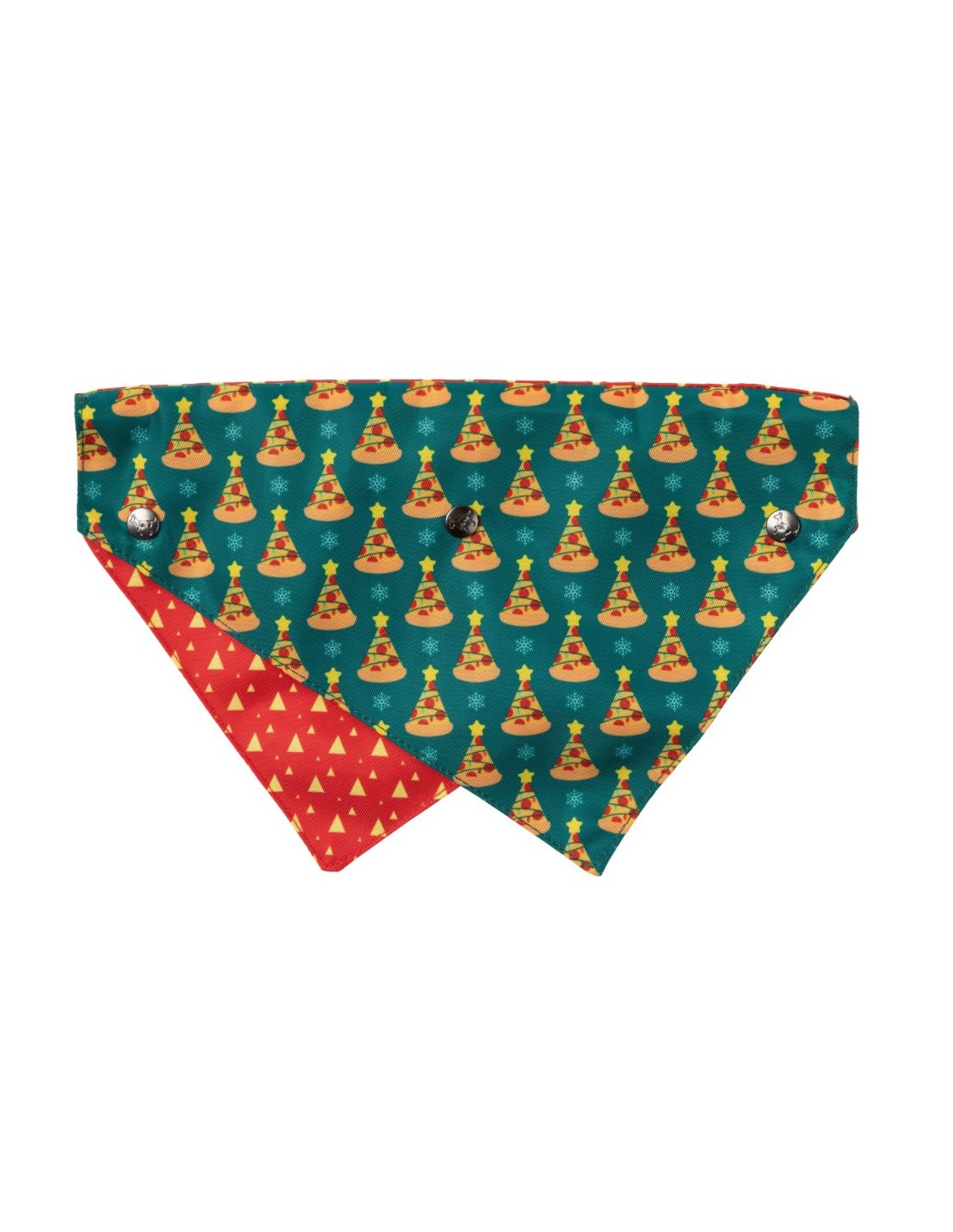 Miscota FuzzYard Bandana Pizzamas Tree con Estampado de Pizza para Perros