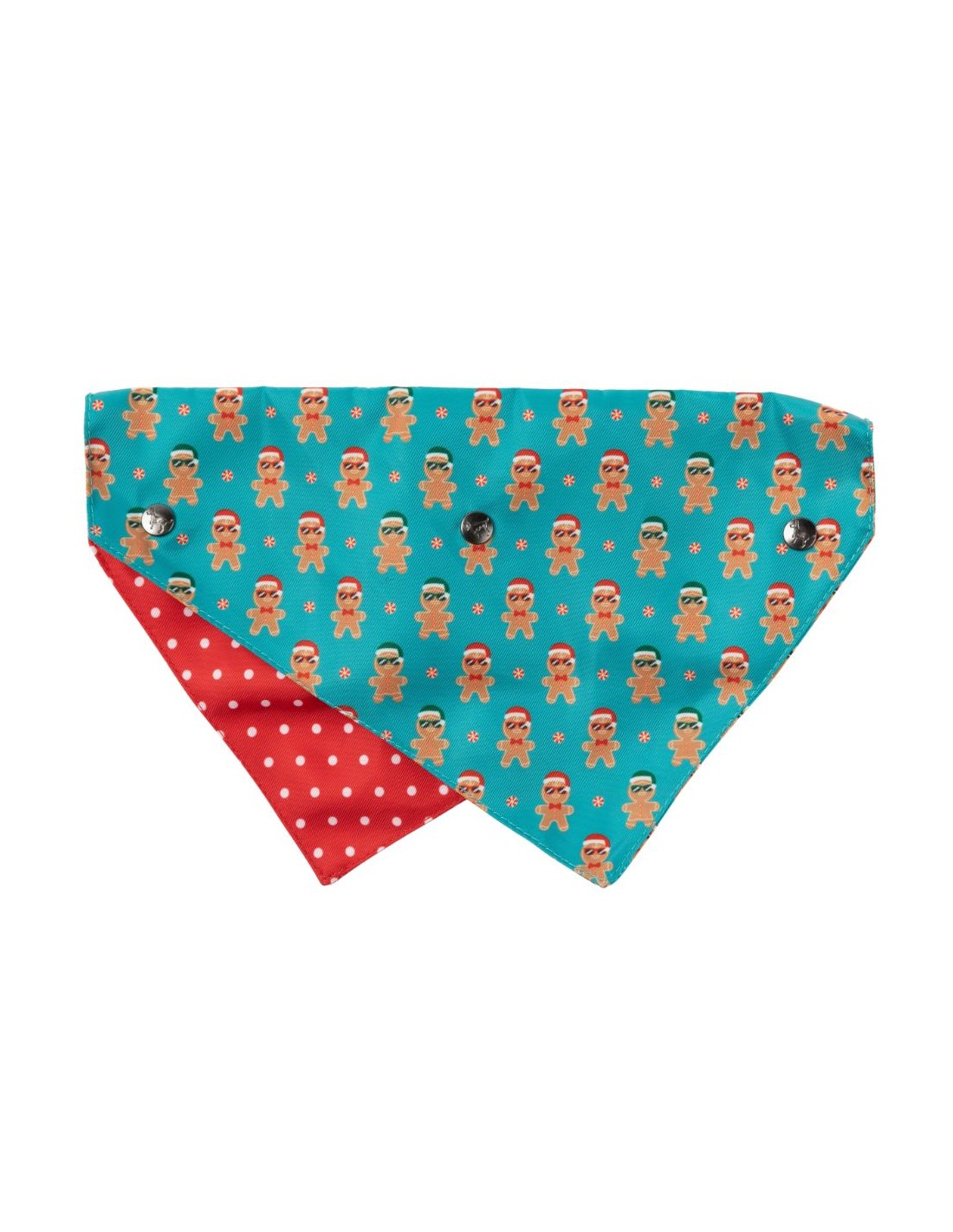 Miscota FuzzYard Bandana Ginger Homies con Estampado de Galletas para Perros