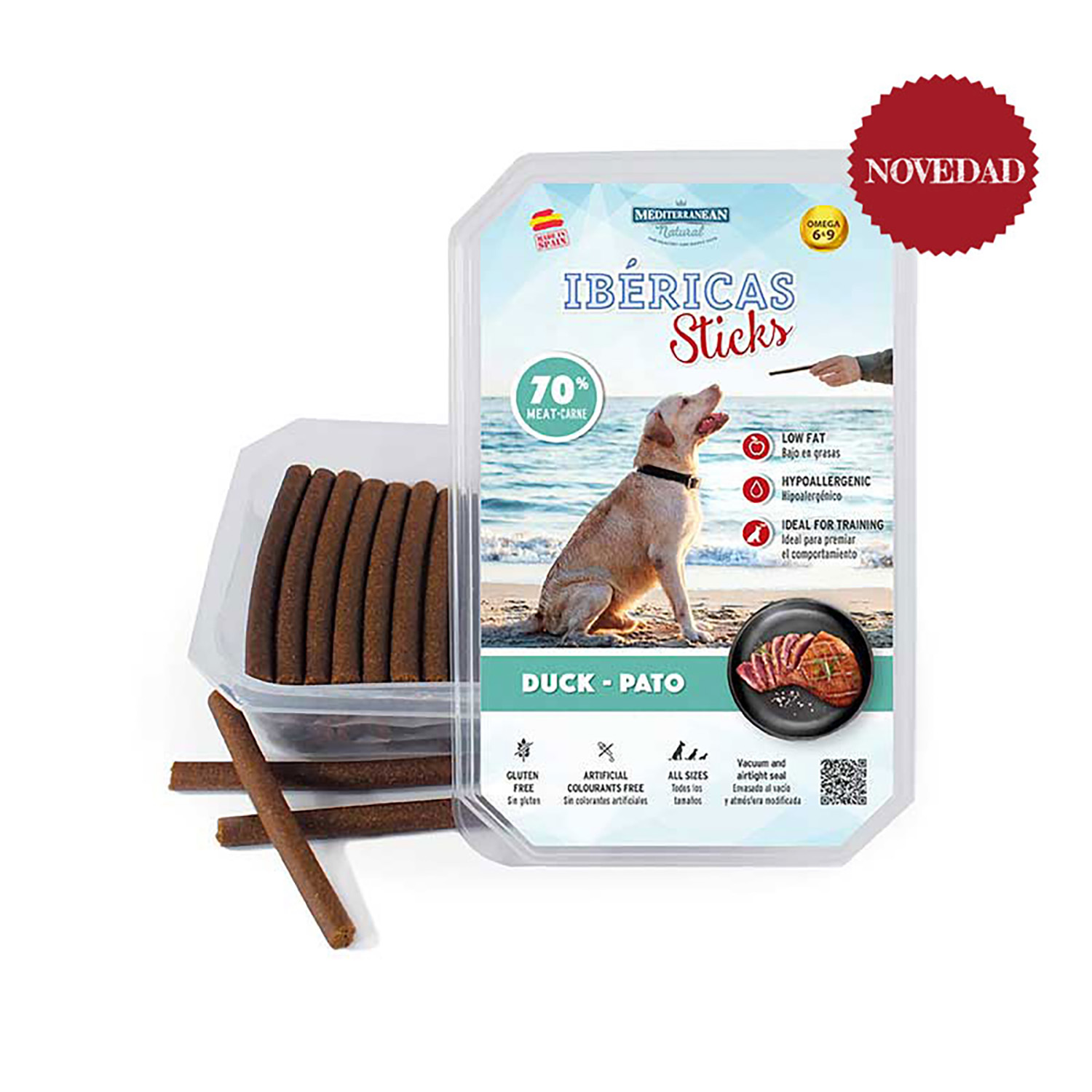 Miscota Mediterranean Natural Stick di anatra iberica