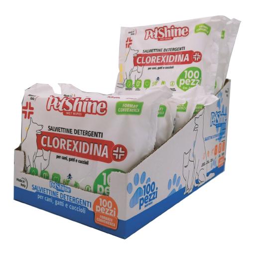 Toallitas limpiadoras con clorexidina PetShine - LolitosPets®