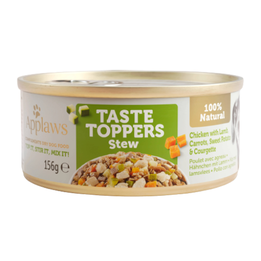 Topper Chicken and Lamb Stew with Vegetables Wet Food for Dogs