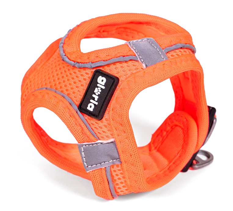 Miscota Gloria Pets Pettorina/vestito arancione Air Mesh Trek Star per cani