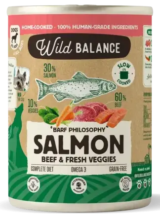 Miscota Wild Balance Menu Completo di Salmone e Vitello per Cani