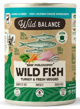 Miscota Wild Balance Menu Completo di Pesce Selvatico e Tacchino per Cani