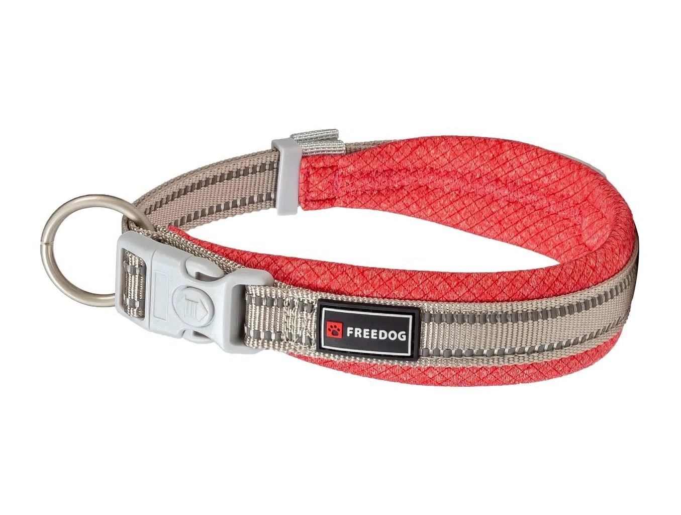 Miscota Freedog Collar imbottito di Shiviva Red per cane