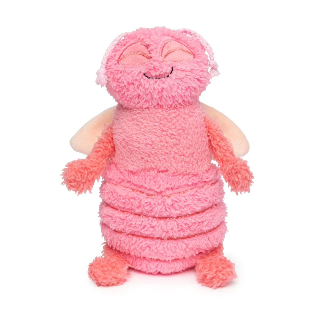 Miscota FuzzYard Bed Bugs Toy Pink Flutter Peluche per Cani