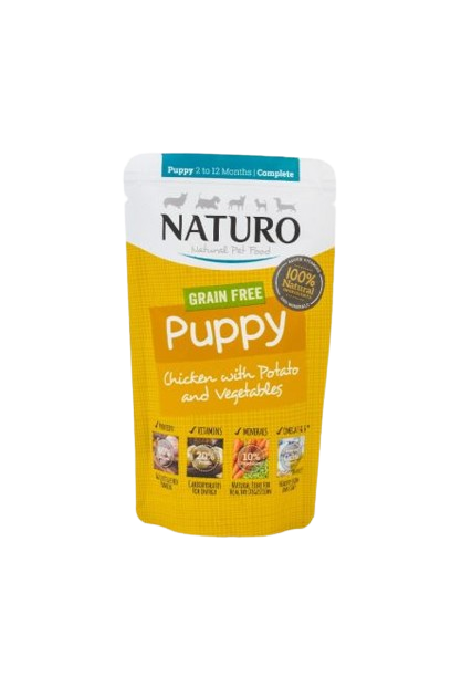 Miscota Naturo Puppy Grain Free Alimento umido per cuccioli di pollo e patate