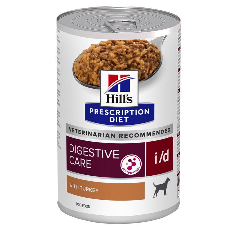 Miscota Hill's Cibo Umido Prescription Diet i/d Digestive Care Biome al Tacchino per Cani