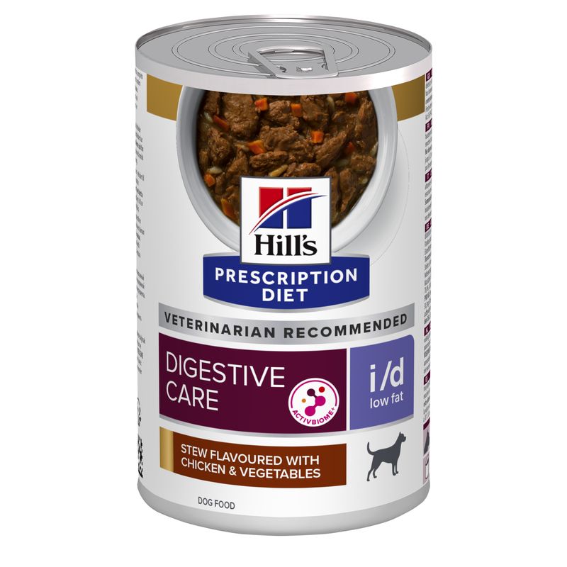 Miscota Hill's Prescription Diet Canine i / d Low Fat pollo e verdure