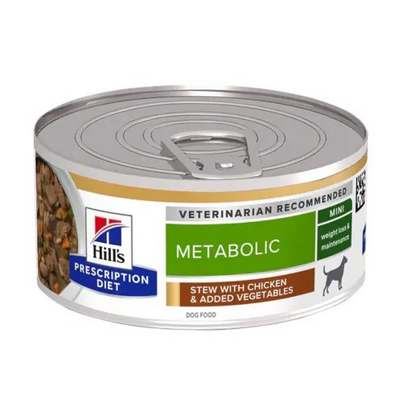 Miscota Hill's Prescrizione Dieta Pollo e Verdure Metaboliche Canine