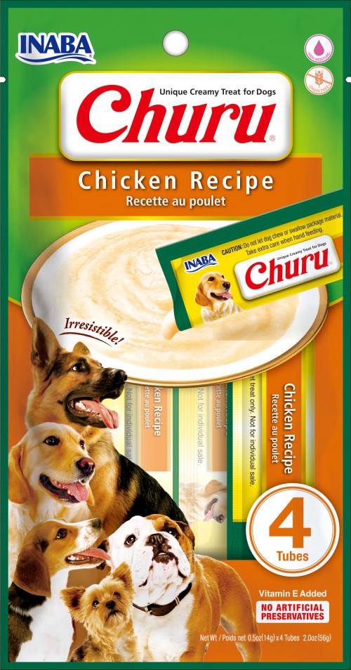 Miscota Inaba Snack Churu con Receta de Pollo para Perros