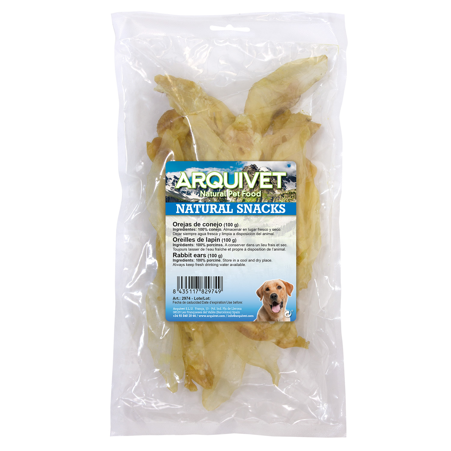 Miscota Arquivet Orecchie di coniglio 100 gr