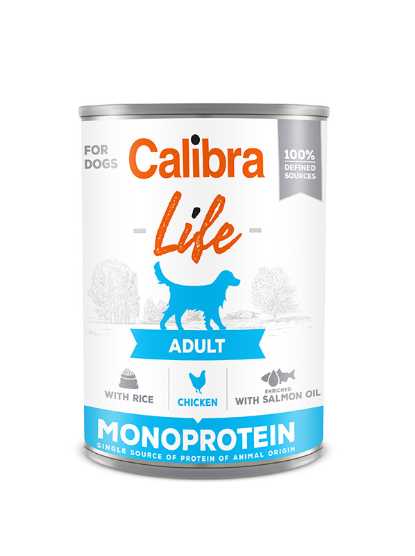 Miscota Calibra Life Adult Pollo e Riso Alimento umido per cani