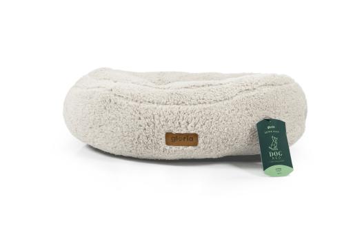 Tarifa Round White Bed for Dogs
