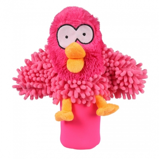 Miscota Coockoo Juguete con Botella Ohoo Bottle Squeaker Rosa para Perro