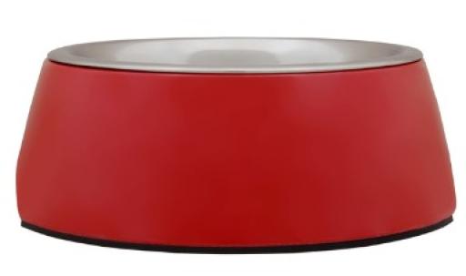 Red Stainless Steel Melamine Bowl