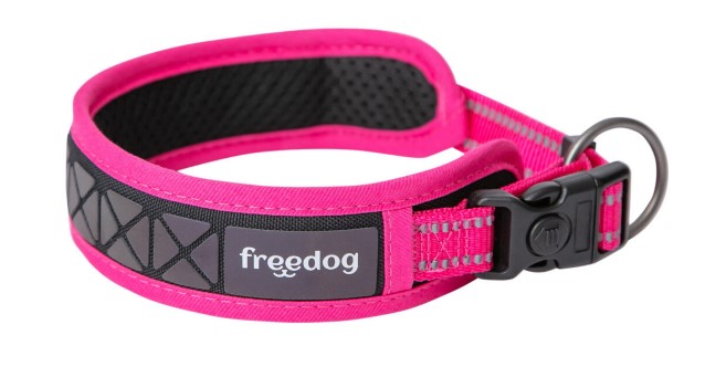 Miscota Freedog Collare Boreal fucsia per cani