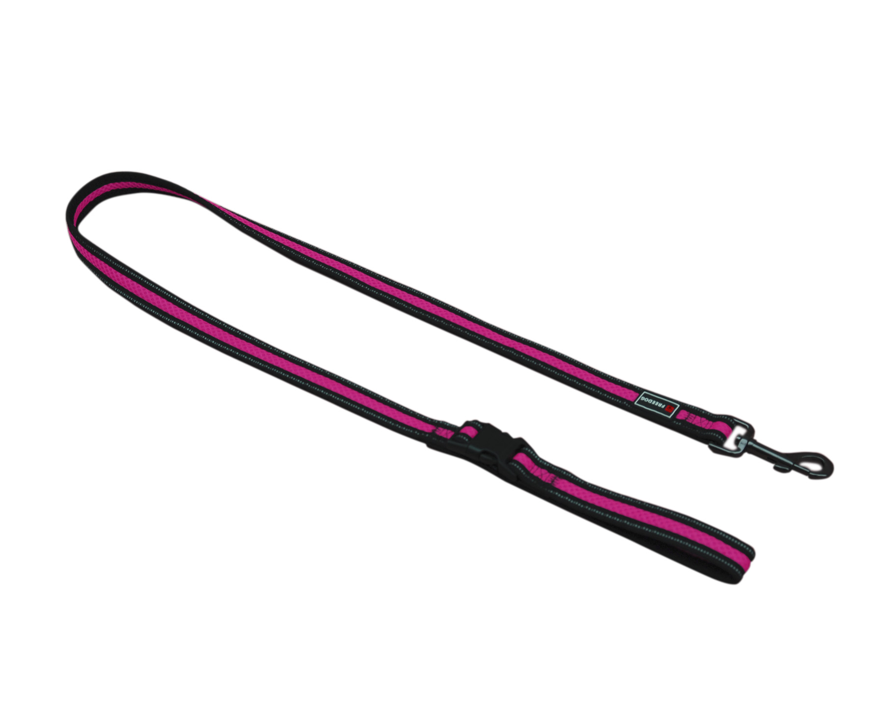 Miscota Freedog Guinzaglio per cani Soft Sport in nylon riflettente rosa