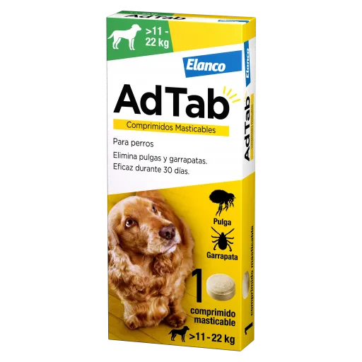 AdTab Kaubare Antisite-Tabletten f&uuml;r Hunde 11-22 kg (450 mg)