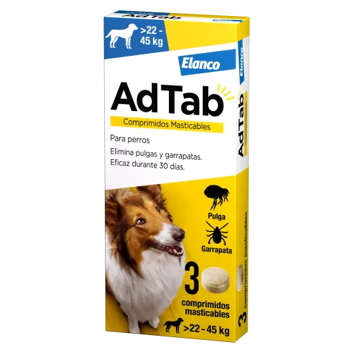 AdTab Comprimidos Masticables Antisitarios Perros de 22-45 kg (900mg)