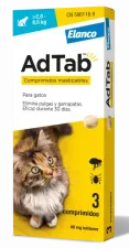 Comprimidos Masticables Antiparasitarios para Gatos de 2-8 kg (48mg) 1 comprimido (48mg)