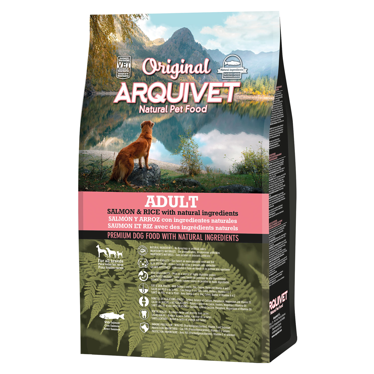 Miscota Arquivet Pienso Original Adult Salmón y Arroz para Perros