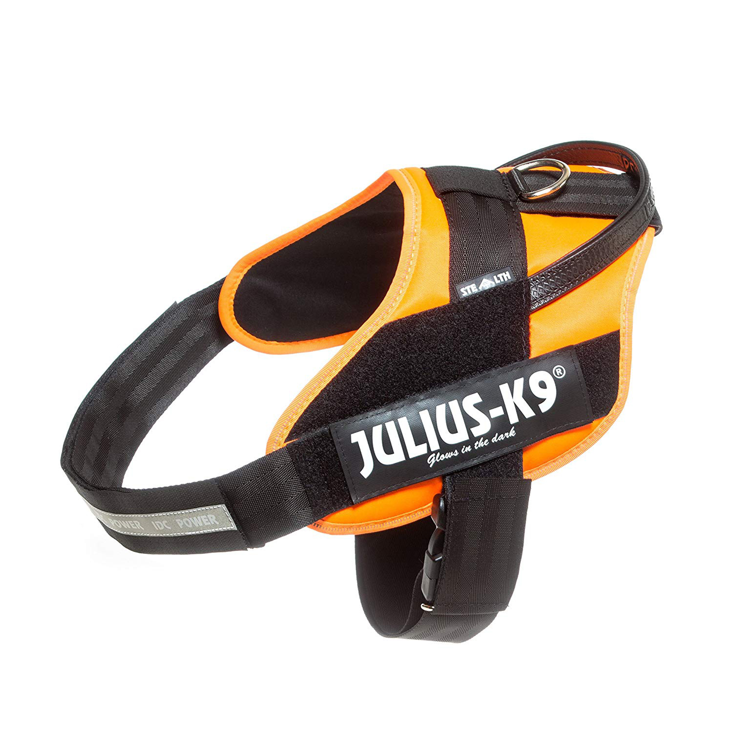 Miscota Julius K9 Pettorina IDC Stealthy UV arancione per cani di grossa taglia