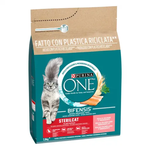 Purina One Salmon & Wheat Sterilised Cat Food Purina One Salmon & Wheat Sterilised Cat Food