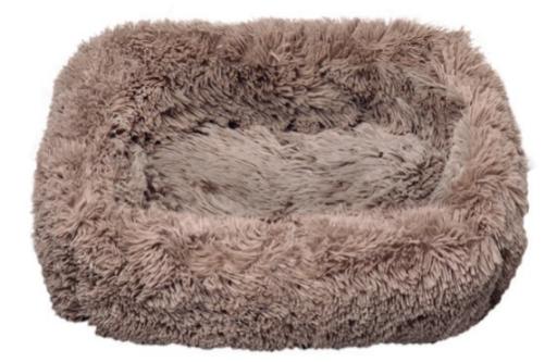 Rectangular Naut Brown Bed for Dogs and Cats