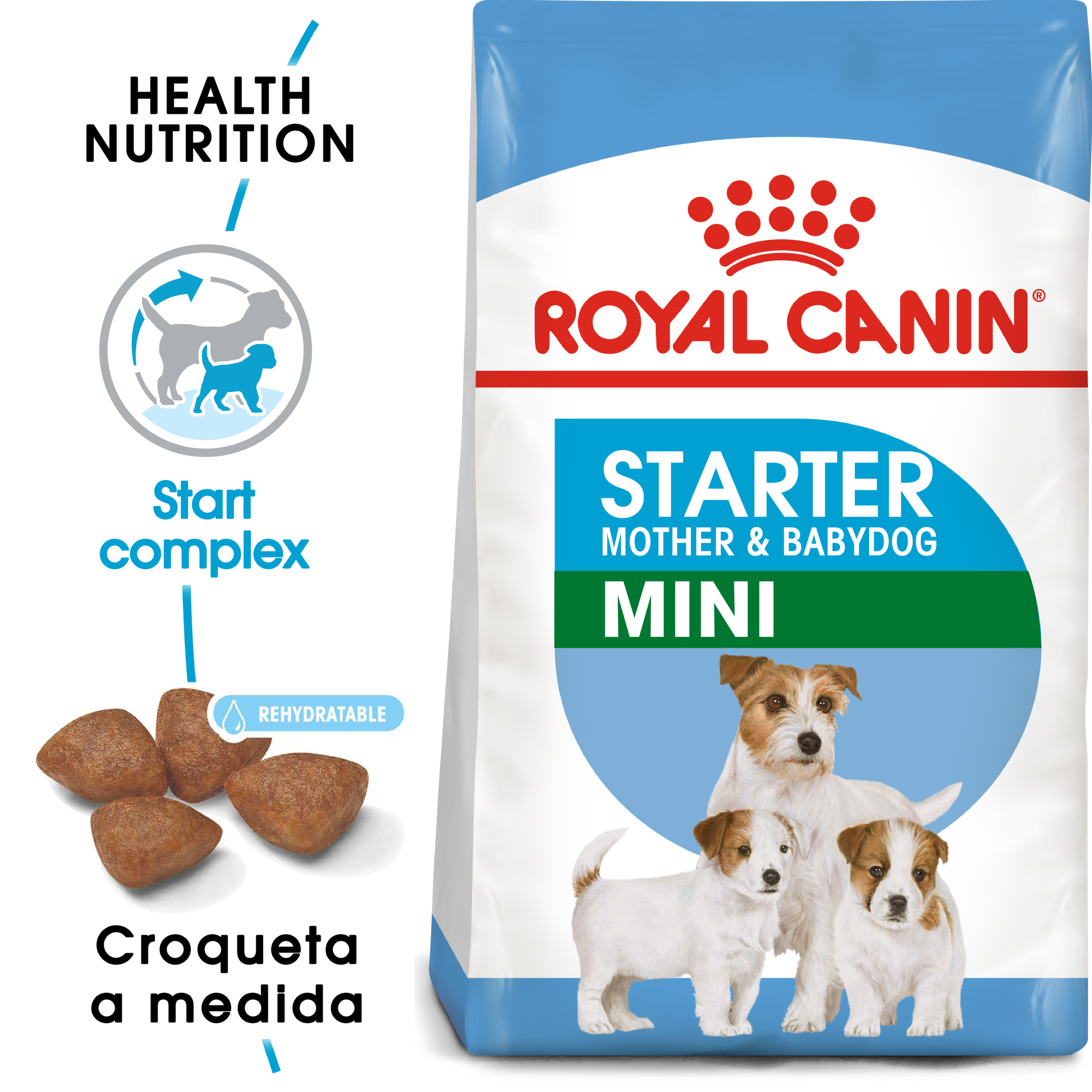 Miscota Royal Canin Cibo Secco per Cani Starter Mini Mother & Babe Dog